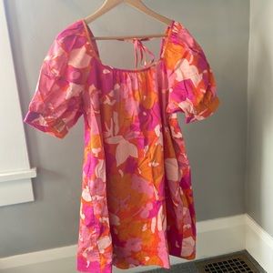 Free Assembly NWT bright colored dress size medium